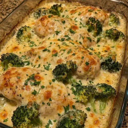 Cheesy Broccoli Chicken Bake