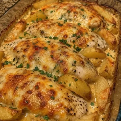 Cheesy Chicken and Potato Casserole