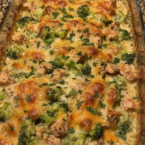 Cheesy Chicken Broccoli Casserole
