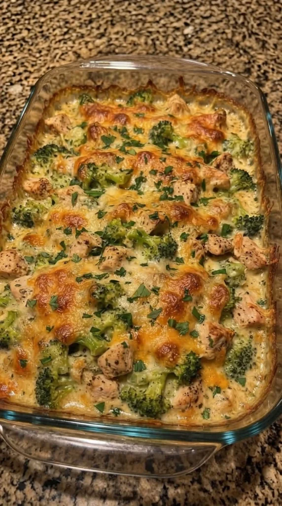 Cheesy Chicken Broccoli Casserole