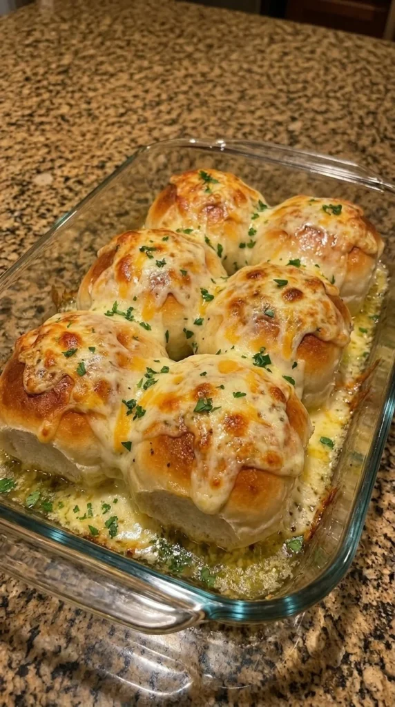 Cheesy Garlic Butter Rolls