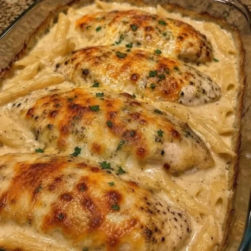 Chicken Alfredo Casserole