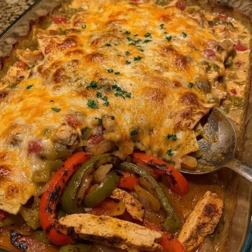 Chicken Fajita Casserole