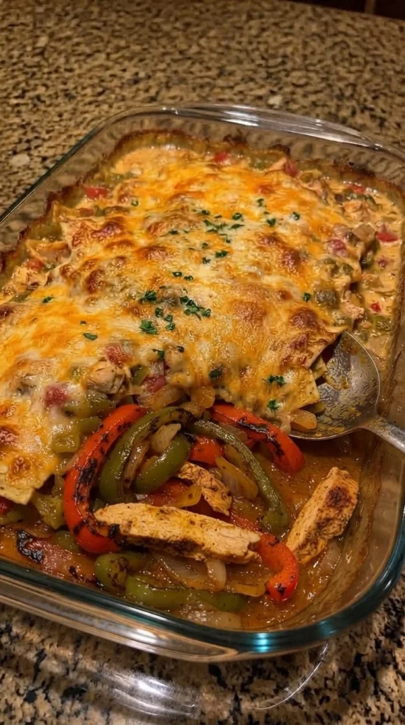 Chicken Fajita Casserole