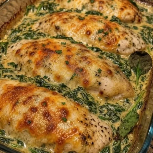 Chicken Spinach Casserole