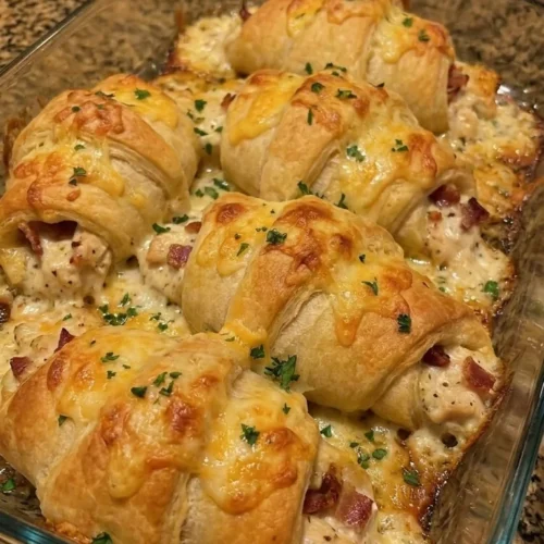 Crack Chicken Crescent Rolls