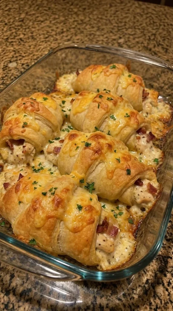 Crack Chicken Crescent Rolls
