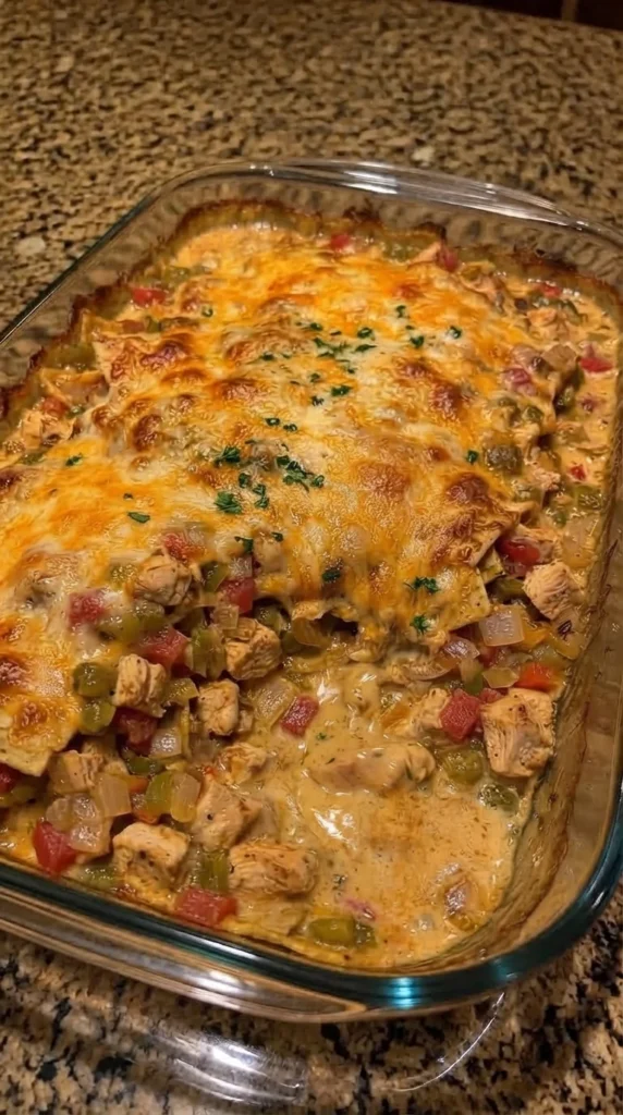 Creamy Garlic Chicken Casserole