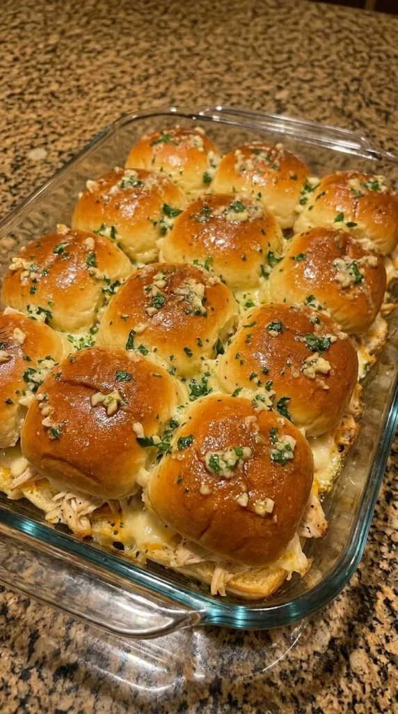Garlic Butter Chicken Sliders