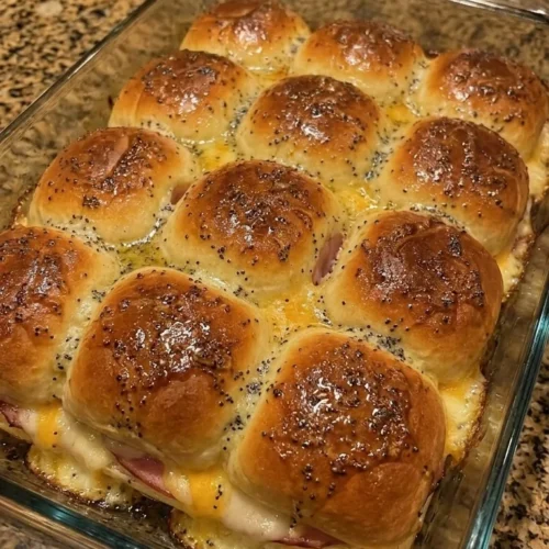 Ham and Cheese Hawaiian Rolls