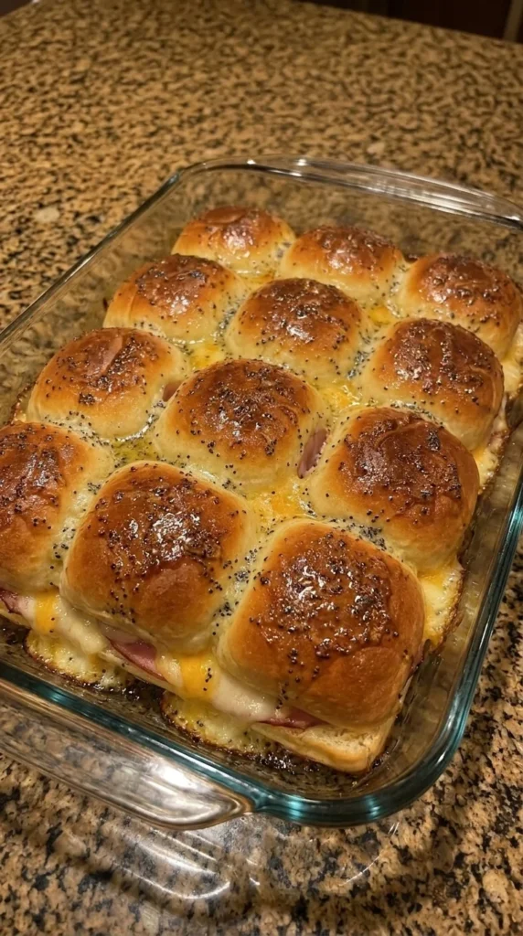 Ham and Cheese Hawaiian Rolls