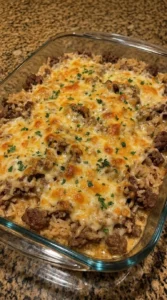 Hamburger Rice Casserole