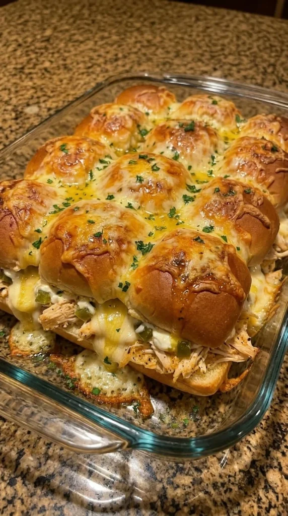 Jalapeño Popper Chicken Sliders