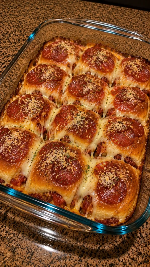 Pepperoni Pizza Sliders