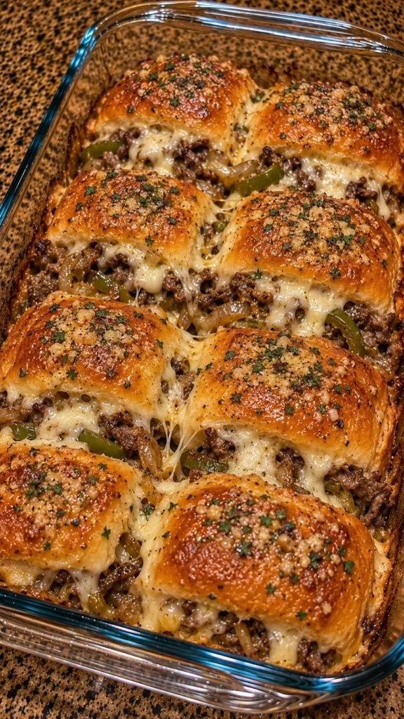 Philly Cheesesteak Sliders