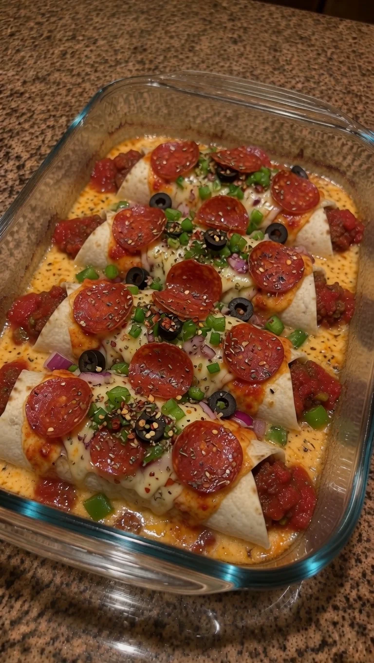Pizza Supreme Pepperoni Wrap Melts