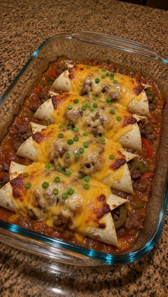 Sloppy Joe Cheddar Wrap Melts