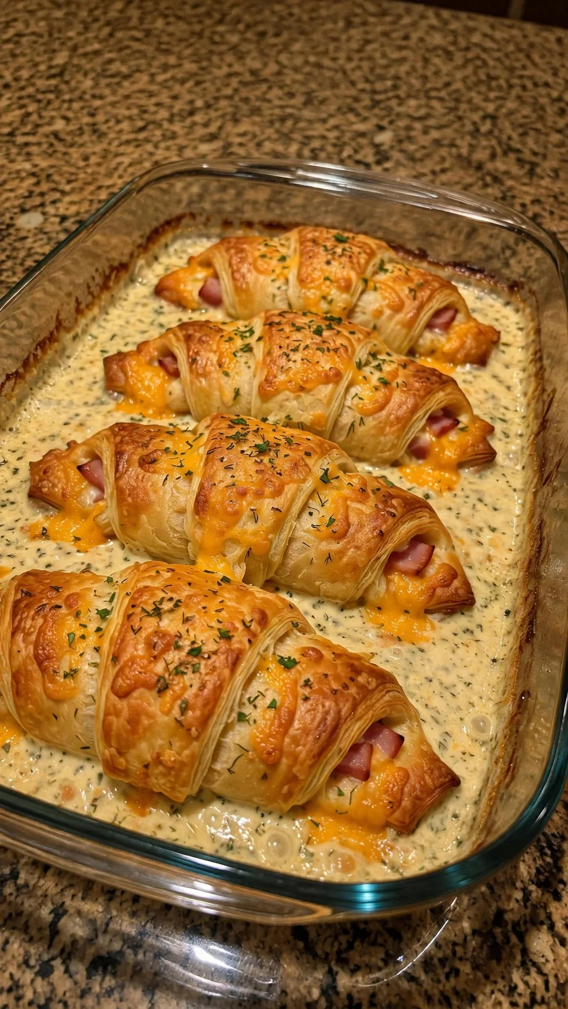Ham & Cheddar Ranch Crescent Rolls